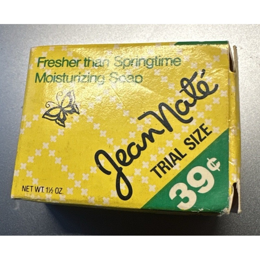 Vintage Jean Nate Moisturizing Bar Soap Trial Travel Size 1.5oz